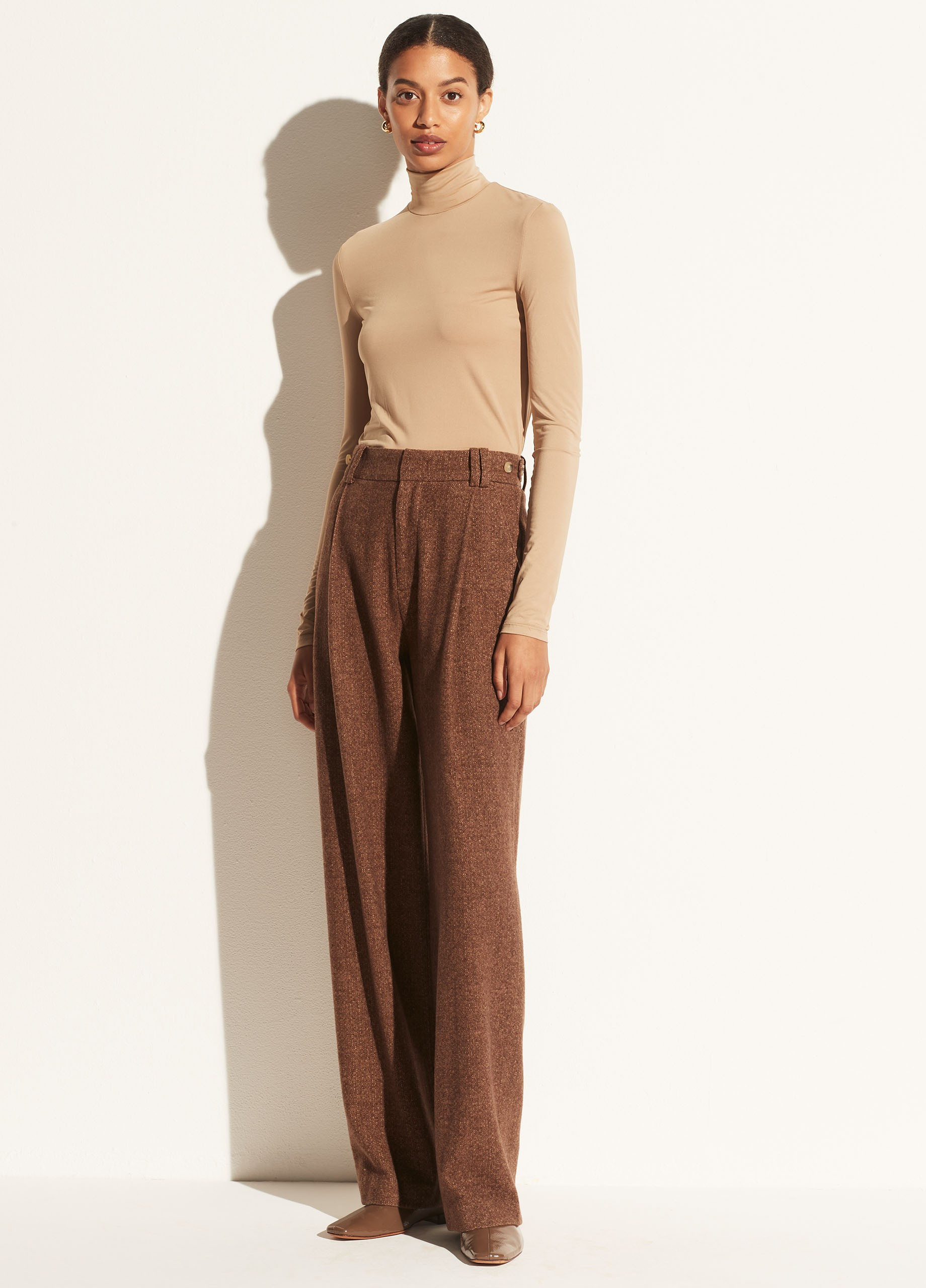 Flannel High Waisted Trouser | Vince LLC