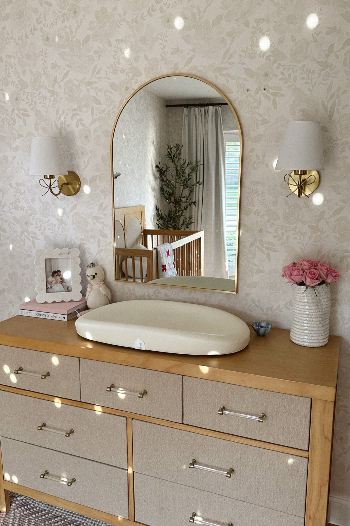 Amazon sconce hack!! Love these bow sconces and no hard wiring required!

#LTKHome #LTKBaby