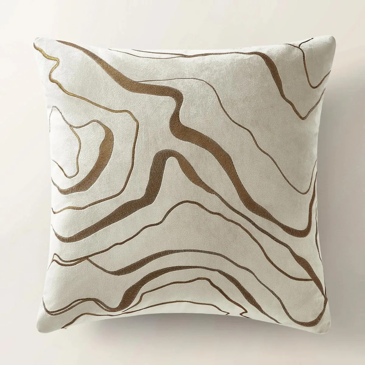 Encina Pillow 22" - Rust/Ivory | Z Gallerie