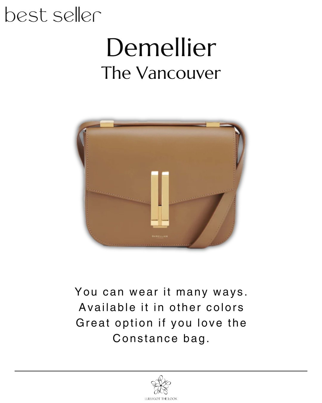 Best seller: The Vancouver bag

#LTKStyleTip #LTKU #LTKItBag