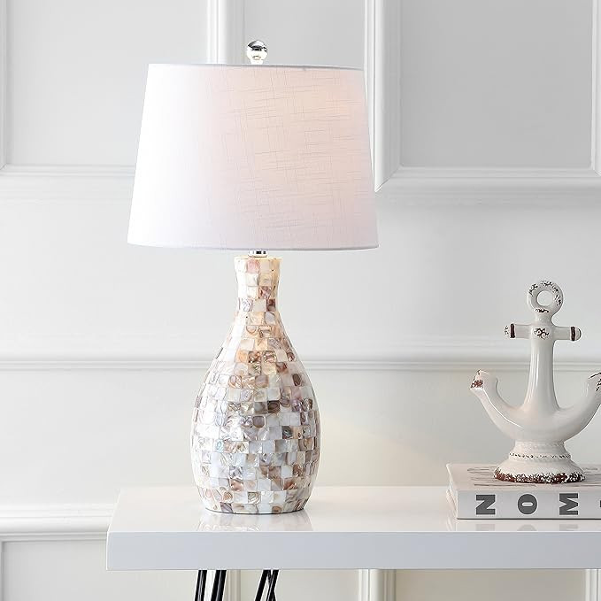 JONATHAN Y JYL1054A Verna 26.5" Seashell LED Table Lamp Coastal,Contemporary,Transitional for Bed... | Amazon (US)