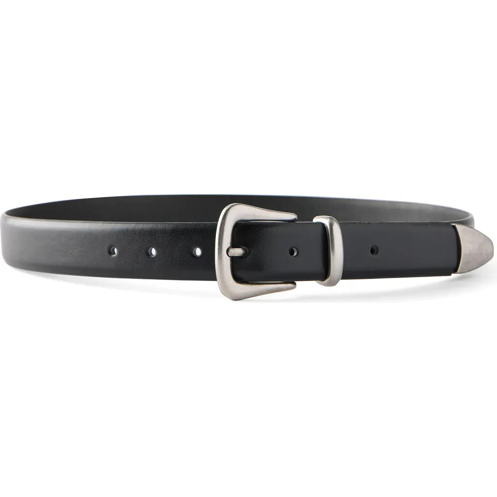 Cotton On Men's Western Belt in Black Burnished Silver at Nordstrom, Size Large/x-Large | Nordstrom