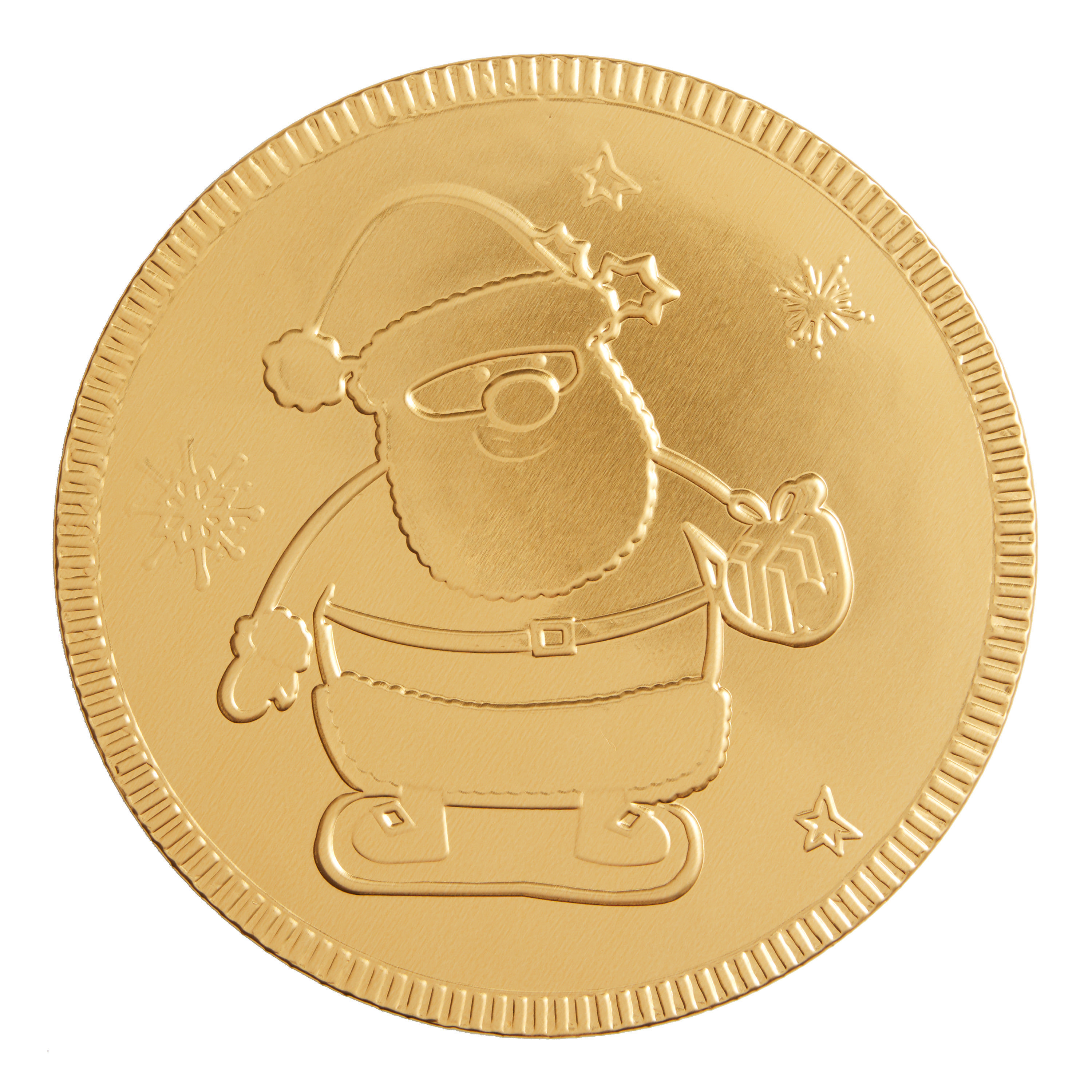 Steenland Santa Milk Chocolate Gold Coin | World Market
