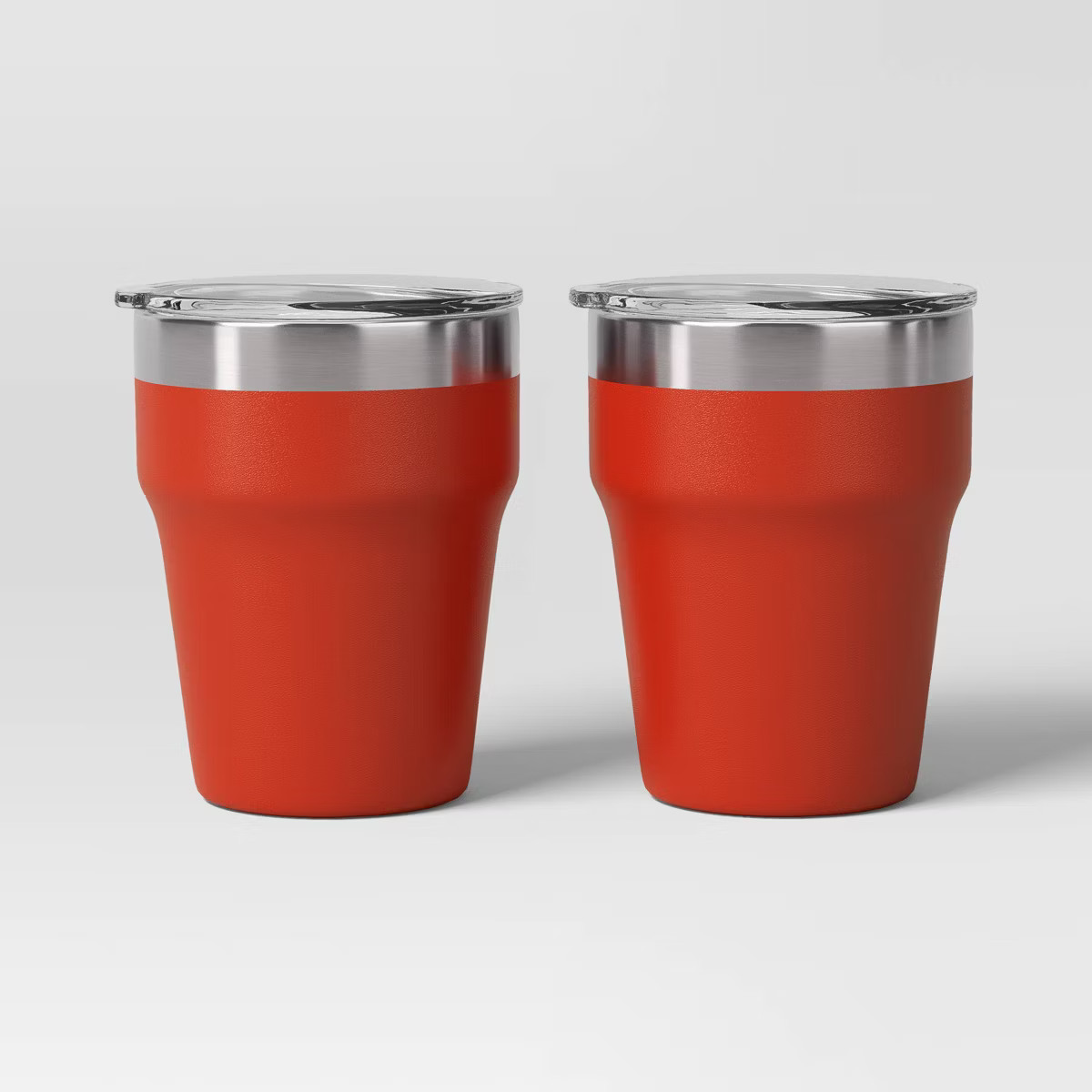 12oz 2pk Stacking Short Tumbler with Lid - Room Essentials™ | Target