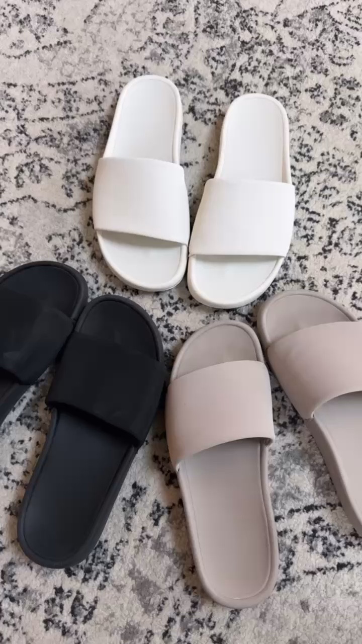 These slides are so comfortable and such a staple for spring and summer! The cushioned feel makes them perfect for all day wear, and the neutral colors go with literally everything from dresses to athleisure.

Wearing true to size.

neutral sandals slide sandals comfy sandals everyday shoes spring shoes casual outfit shoes summer outfit ideas versatile style wardrobe staples womens fashion finds lovelylifestyling

#LTKootd #LTKActive #LTKSeasonal
