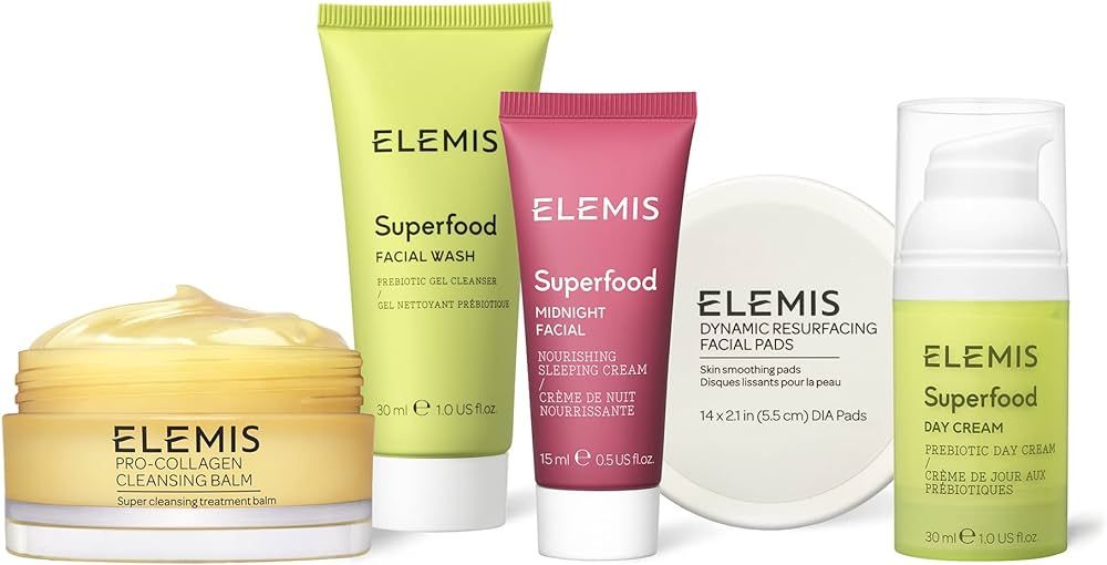 ELEMIS Skin Wellness Collection | Morning to Evening 5-piece Skincare Routine for Glowing, Healthy S | Amazon (US)