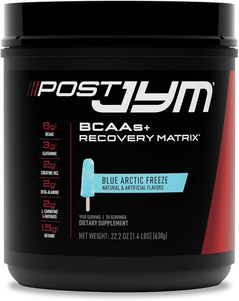 JYM Supplement Science Post JYM Active Matrix Blue Artic Freeze Amino Recovery Powder Pure Creati... | Amazon (US)