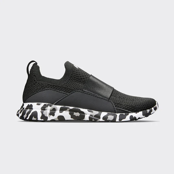 Youth's TechLoom Bliss Black / White / Leopard | APL