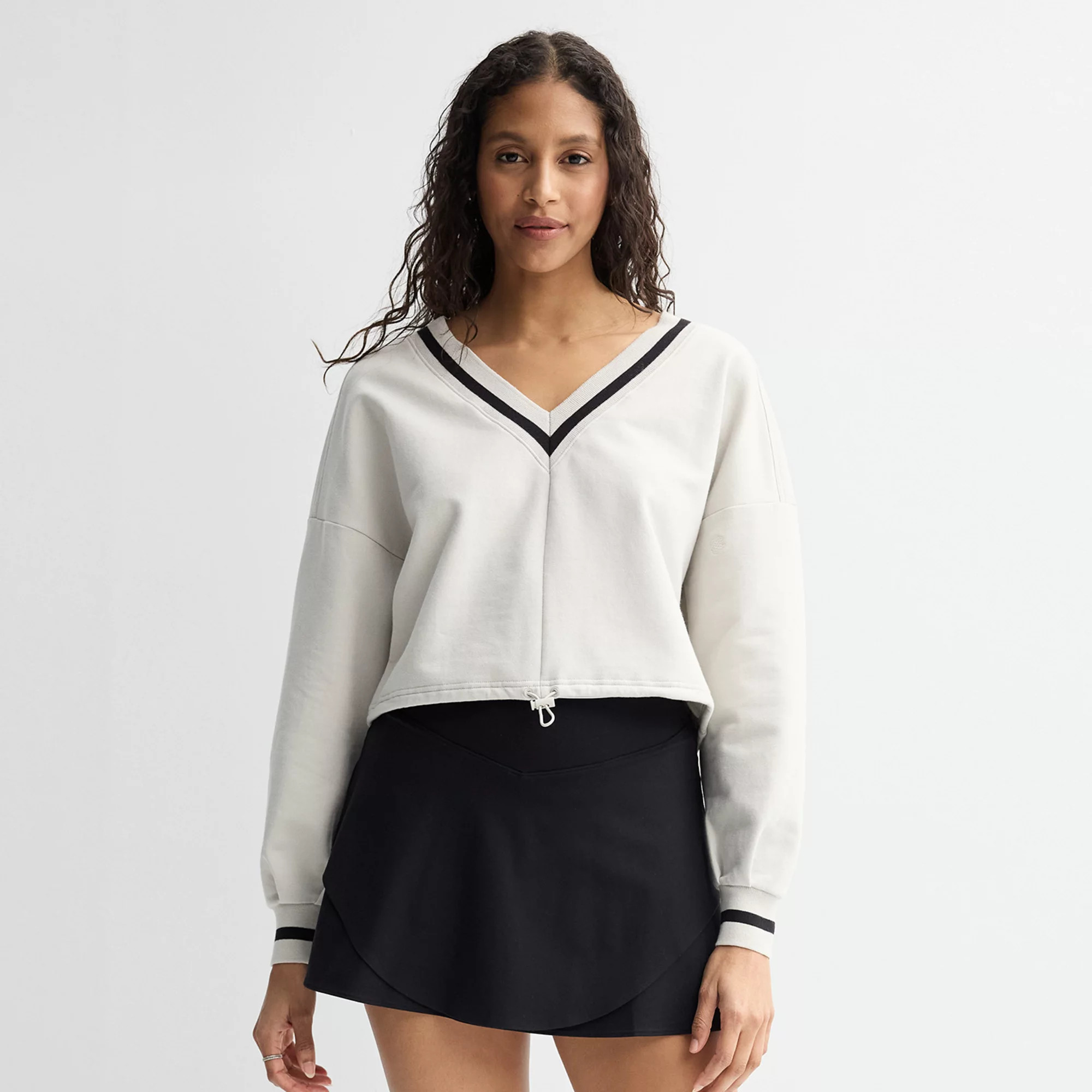 Women's FLX Embrace Varsity Drawstring Waist Popover | Kohl's