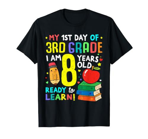 3rd Grade Back to First Day of School Boys Girl T-Shirt | Amazon (US)