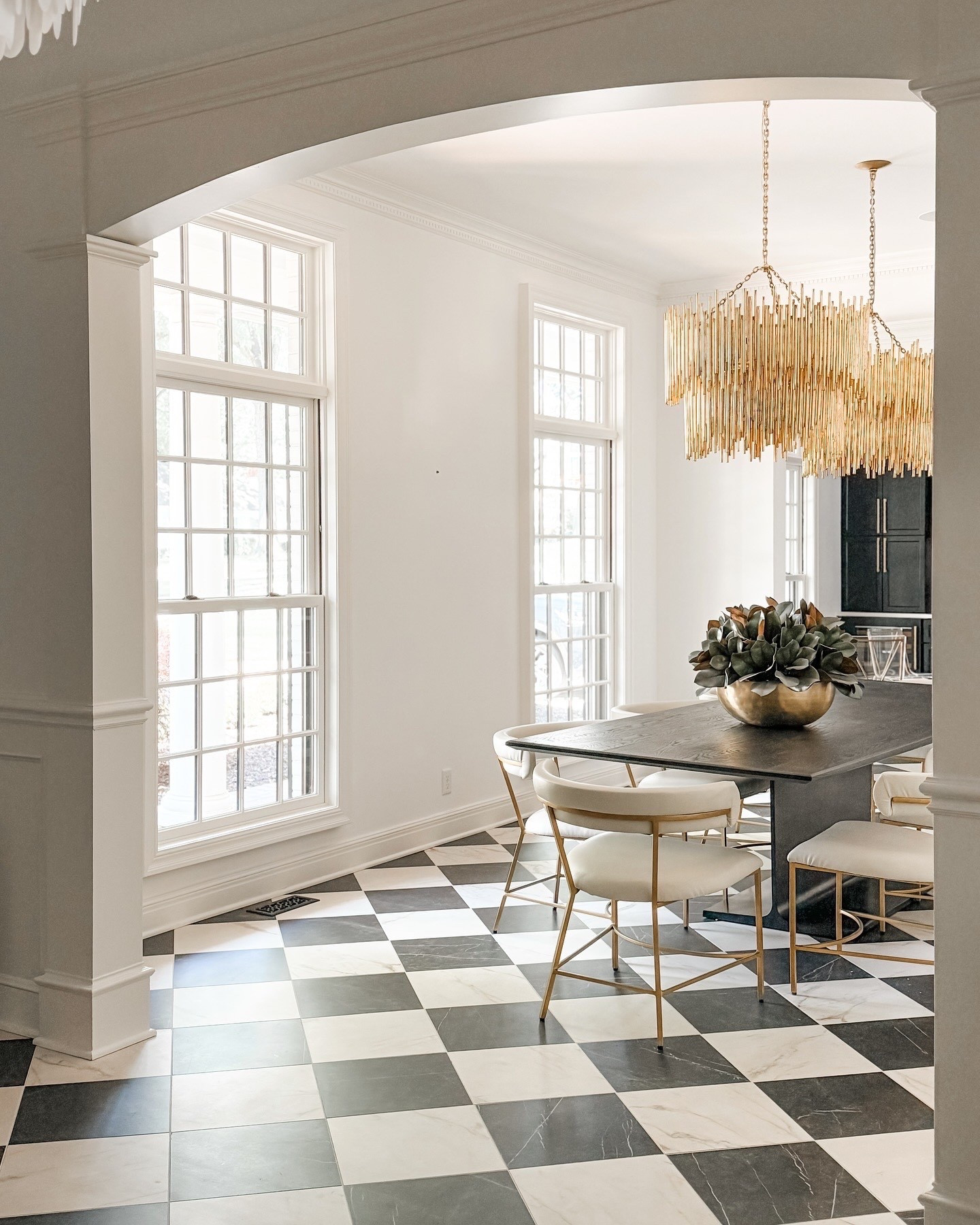 Our clients formal dining room remodel✨ We loved sourcing these gorgeous dining chairs for her space! They are so durable and clean up so well🫶🏻

#LTKStyleTip #LTKSaleAlert #LTKHome