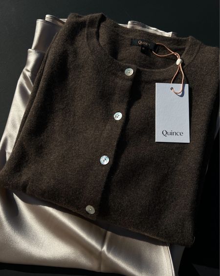 Basics to Elevate 
@onequince #QuincePartner

Feat. their 100% Washable Silk Skirt in Champagne & Mongolian Cashmere Cardigan Sweater in Brown
NEW Customers will receive 10% OFF with my code: INFG-STYLEELYST10


#LTKSeasonal #LTKstyletip #LTKworkwear