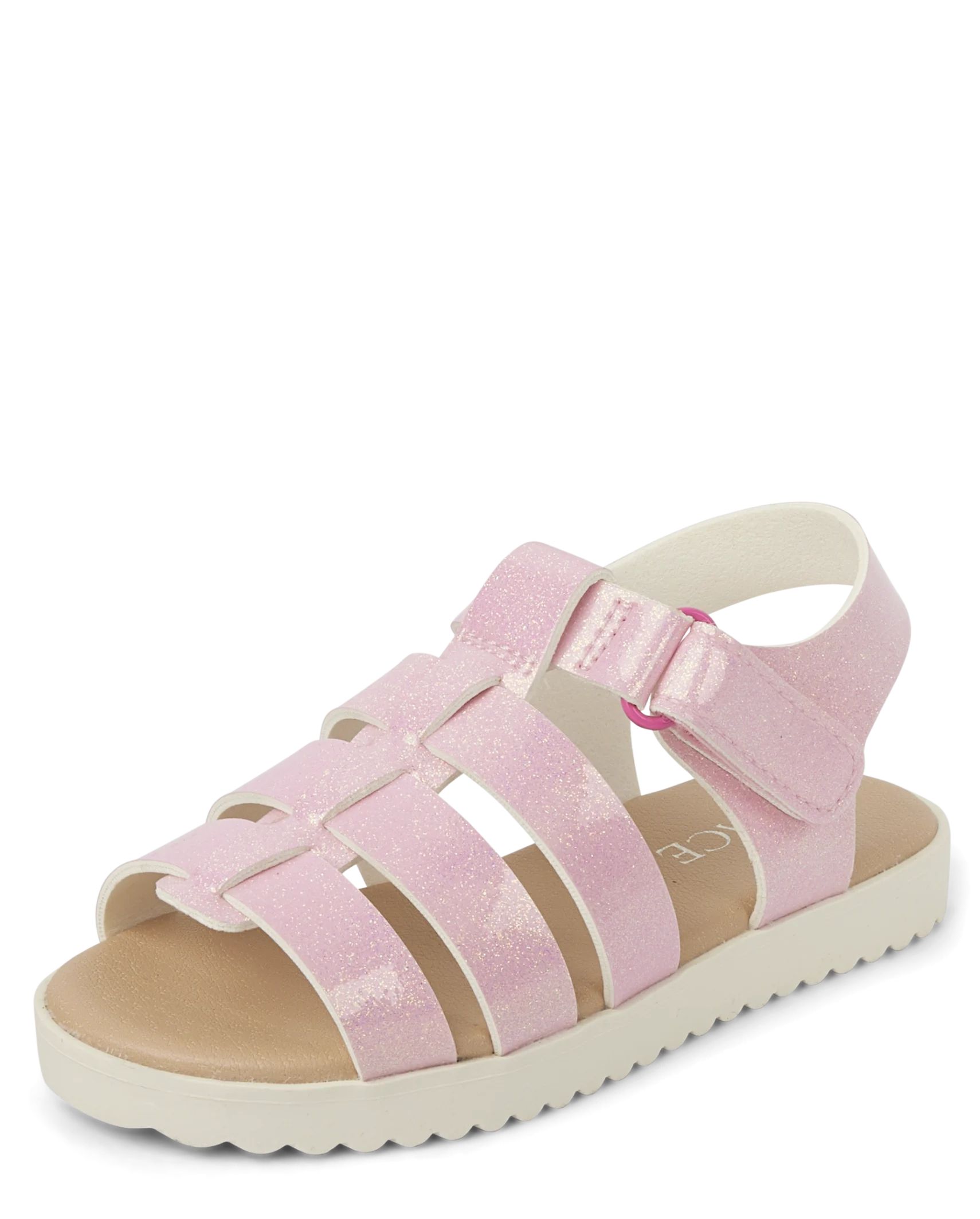Toddler Girls Glitter Gladiator Sandals - pink | The Children's Place