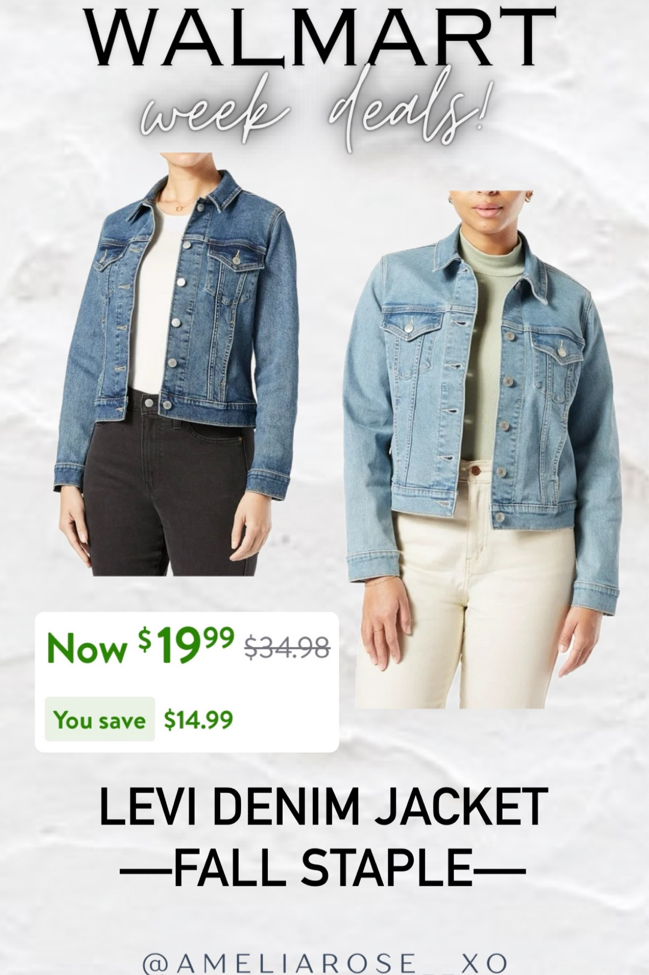 Levi denim jacket on sale during Walmart+ week! Fall closet staple 👏 

#LTKSummerSales #LTKStyleTip #LTKSeasonal