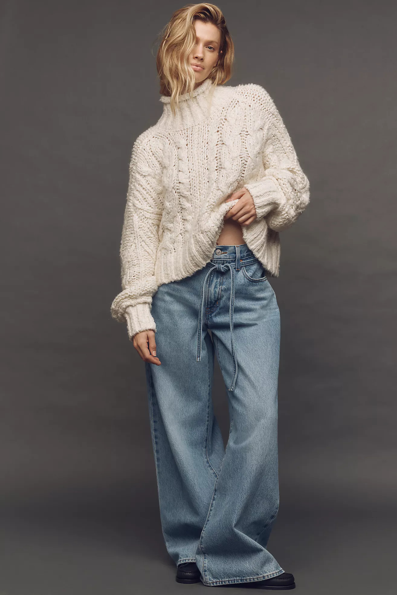 By Anthropologie Fisherman Sweater | Anthropologie (US)