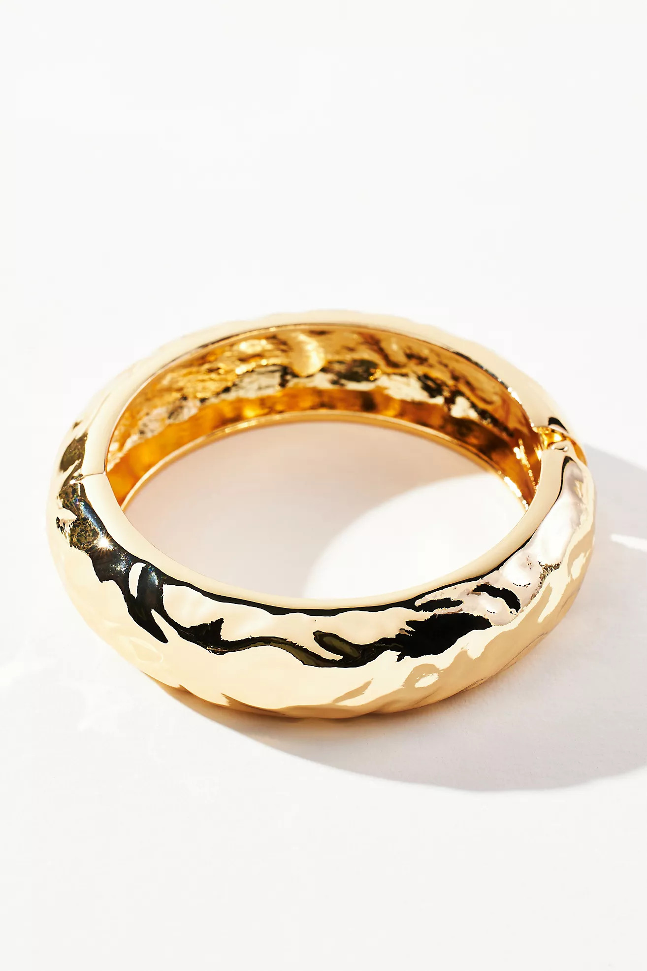 Hammered Bangle Bracelet | Anthropologie (US)