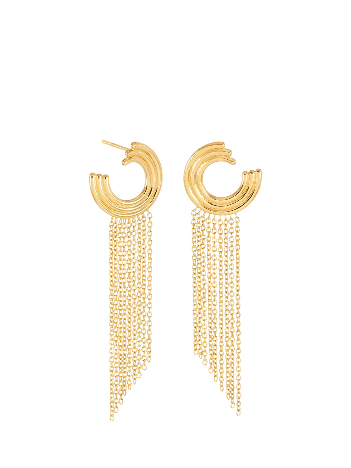 Rachel Jackson London Evolve Chandelier Earrings, Gold | John Lewis (UK)