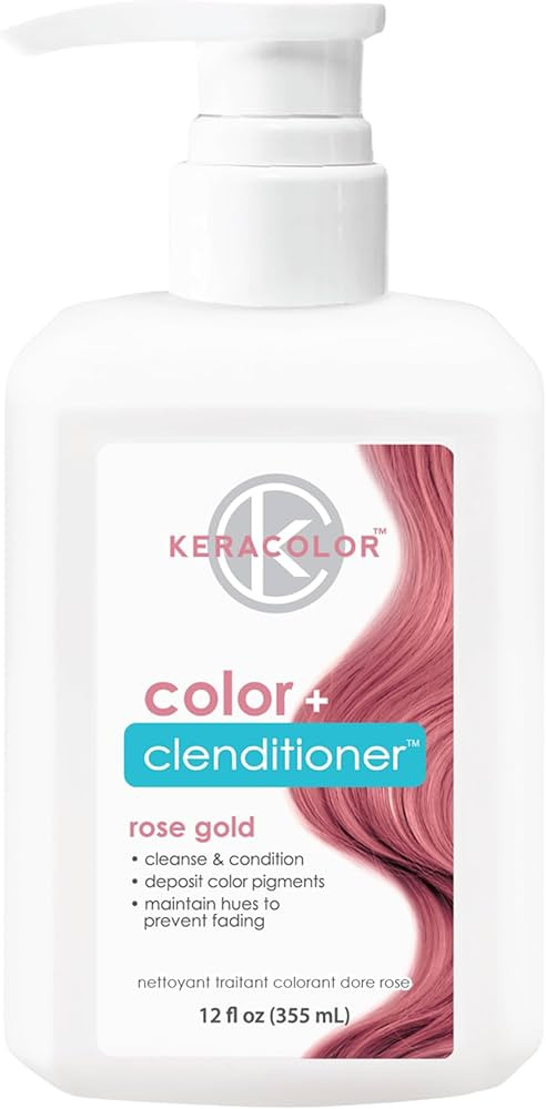 Keracolor Color + Clenditioner 3-in-1 Color-Depositing Conditioner, Gently Cleanses & Conditions,... | Amazon (US)