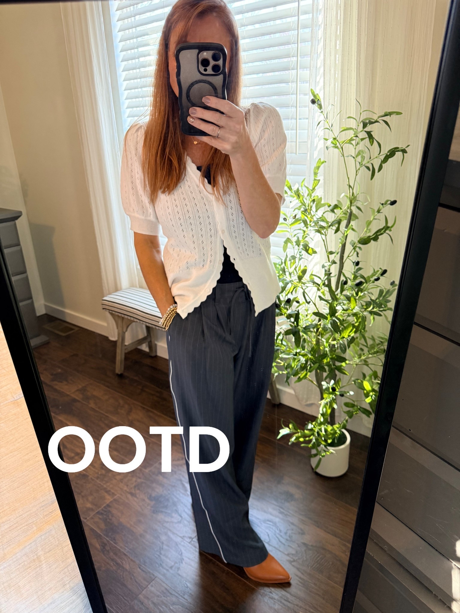 Outfit of the Day | Elevated & Easy
This cardigan is one I’ve had in my closet for a while — and it’s a reminder that you don’t need a brand-new wardrobe to feel pulled together. I styled it with dressy pants that feel light, comfortable, and effortless… the kind you can wear all day without thinking about them.
These pants are one of my favorite finds because they truly do both: polished enough to dress up with heels, but relaxed enough to wear casually with flats or sneakers. That versatility is everything when you want outfits that actually work for real life.
I linked similar cardigans below so you can recreate this look with pieces that fit your style and budget — timeless, wearable, and easy to repeat.
Soft layers. Light fabrics. Effortless polish.

#LTKootd #LTKWorkwear #LTKOver40