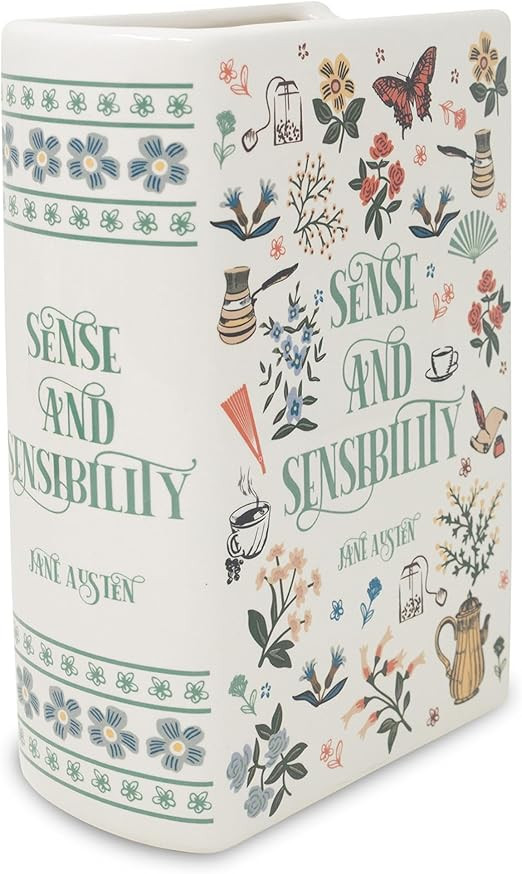 Steel Mill & Co Original Large Book-Shaped Decorative Vase, Ceramic Vases for Home Decor, Cute Bo... | Amazon (US)