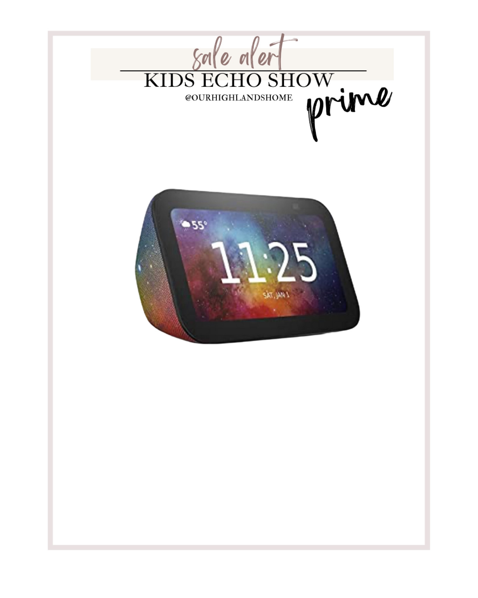 kids echo show 50% off for early amazon prime day 

#LTKsalealert #LTKxPrimeDay #LTKkids