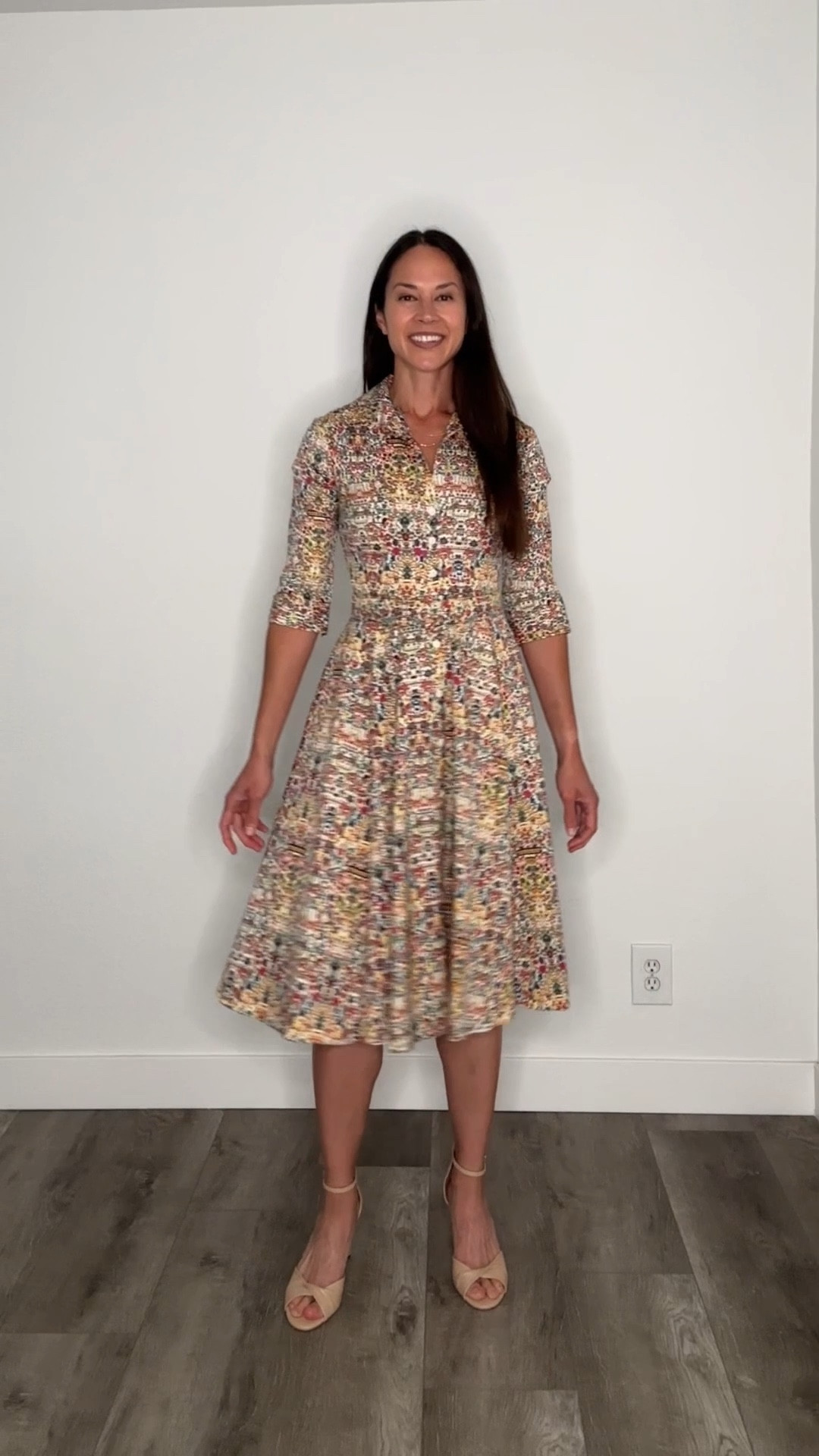 I finally have the perfect occasion to wear this beautifully made Samantha Sung dress.

Now I need your help! Which heels do I go with? Natural or gold? 

#LTKWedding #LTKOver40 #LTKShoeCrush