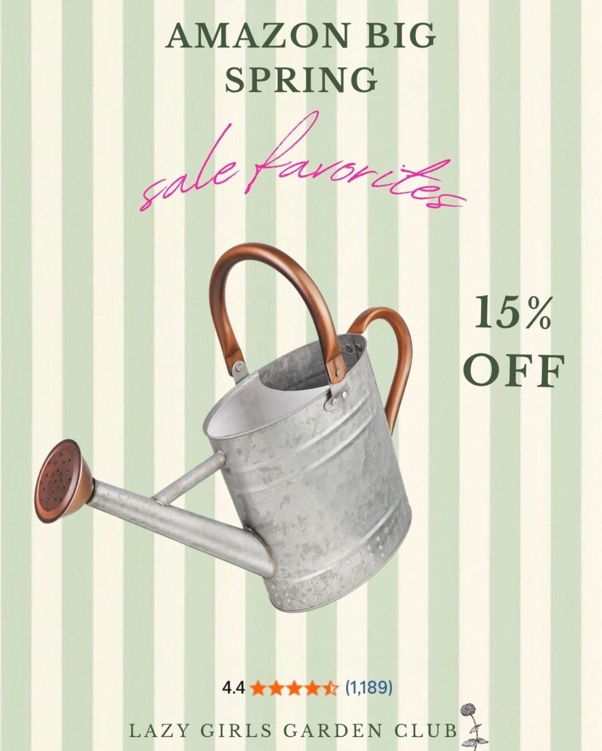 This gorgeous watering can is 15% off for Amazon’s big spring sale 🌸

#LTKSeasonal #LTKHome #LTKSaleAlert