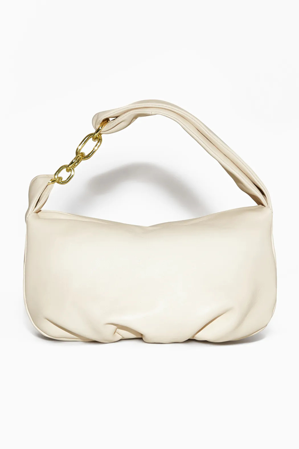 LEATHER CHAIN BAG - CREAM / GOLD - COS | COS UK