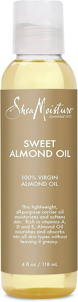 SheaMoisture Body Oil for Dry Skin Sweet Almond Oil Cruelty Free 4 oz | Amazon (US)
