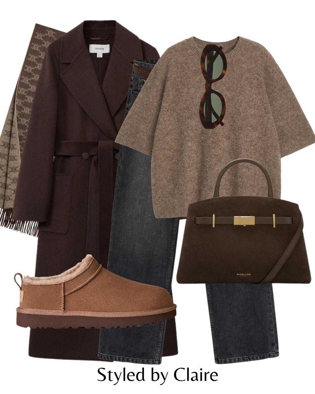 Chocolate & Taupe🍫
Tags: handmade oversized wool coat H&M reiss tie belt wide leg jeans Zara alpaca knit tshirt jumper Rocky oak micro Ugg boots demellier London Hudson city break capsule wardrobe everyday style chic women’s office work wear 

#LTKwinter #LTKautumn #LTKstyletip
