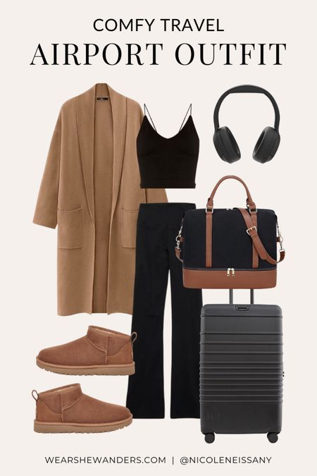 Airport outfit / travel outfit

// comfy travel outfit, comfy airport outfit, casual outfit, errands outfit, athleisure outfit, school outfit, coffee run outfit, brunch outfit, rainy day outfit, lazy day outfit, spring outfit, spring fashion, spring trends, spring 2024 trends, coatigan, coat cardigan, sweater cardigan, tank top, cami top, flare leggings, flared leggings, ugg ultra mini, weekender tote bag, weekender bag, travel tote, travel bag, beis carry on suitcase, beis luggage, Amazon, Abercrombie, Revolve, what to wear to the airport, travel style, travel fashion, neutral outfit, neutral fashion, neutral style, Nicole Neissany, Wear She Wanders, wearshewanders.com (4.4)

#LTKitbag #LTKsalealert #LTKtravel #LTKfindsunder50 #LTKstyletip #LTKfindsunder100 #LTKshoecrush