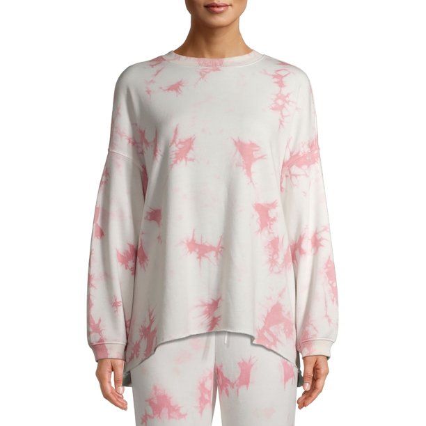 Secret Treasures Women's and Women's Plus Oversized Long Sleeve Lounge Top | Walmart (US)