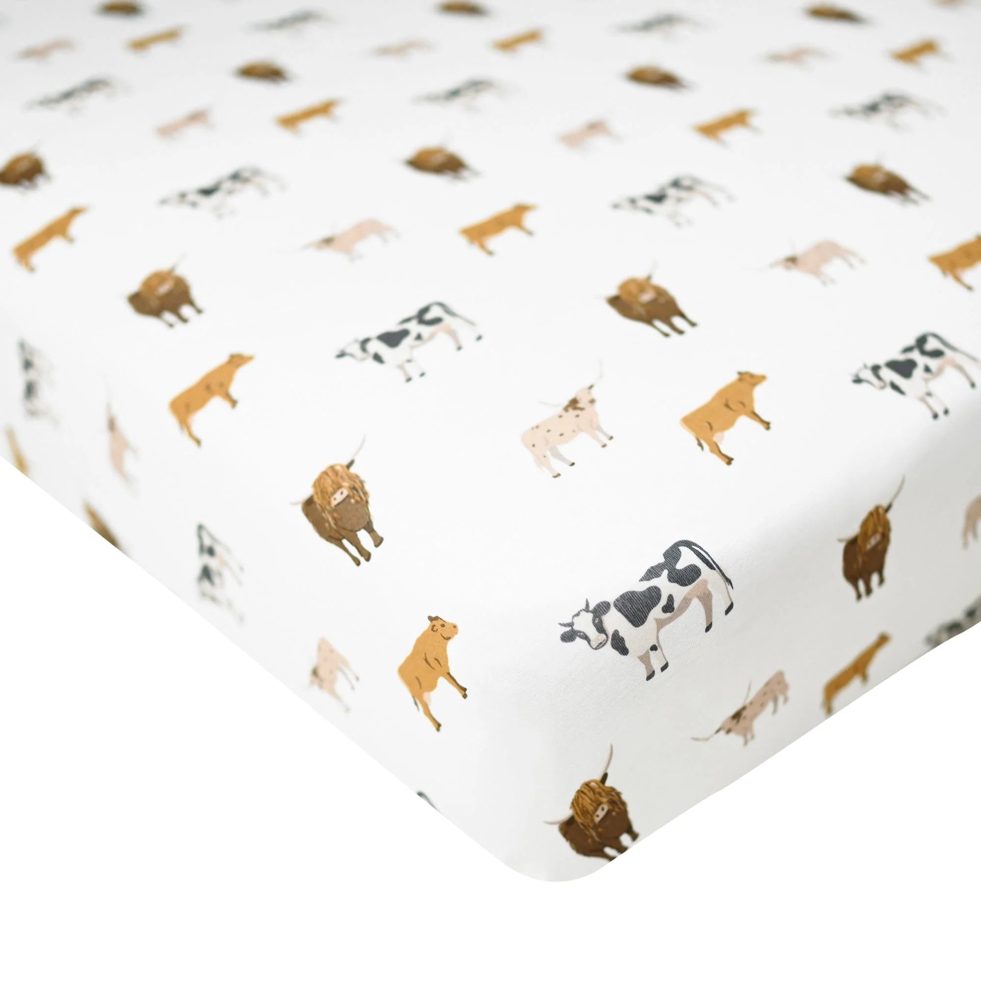 Crib Sheet in Moo | Kyte BABY