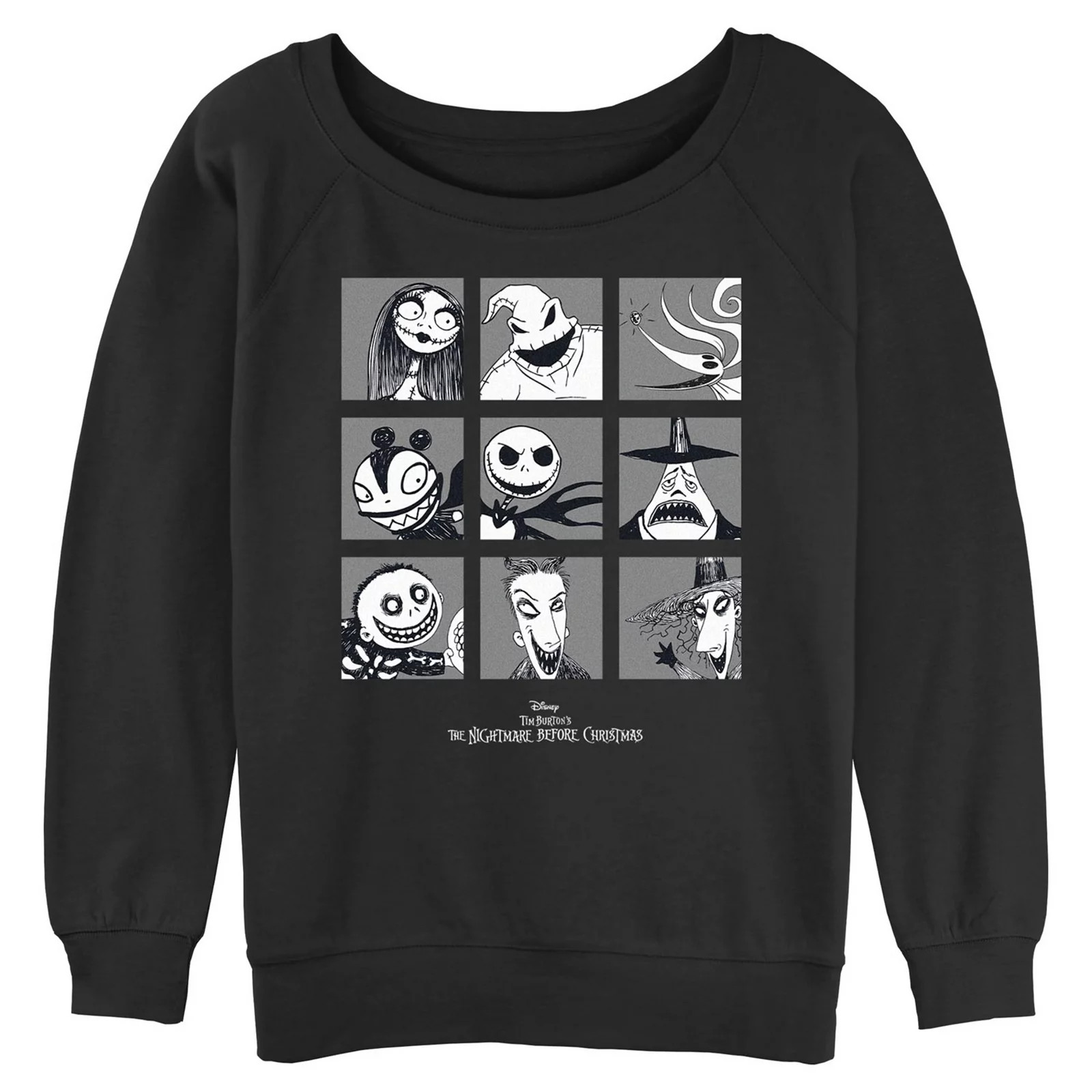 Juniors' Disney's The Nightmare Before Christmas Character Grid Graphic PulloverDisney | Kohl's