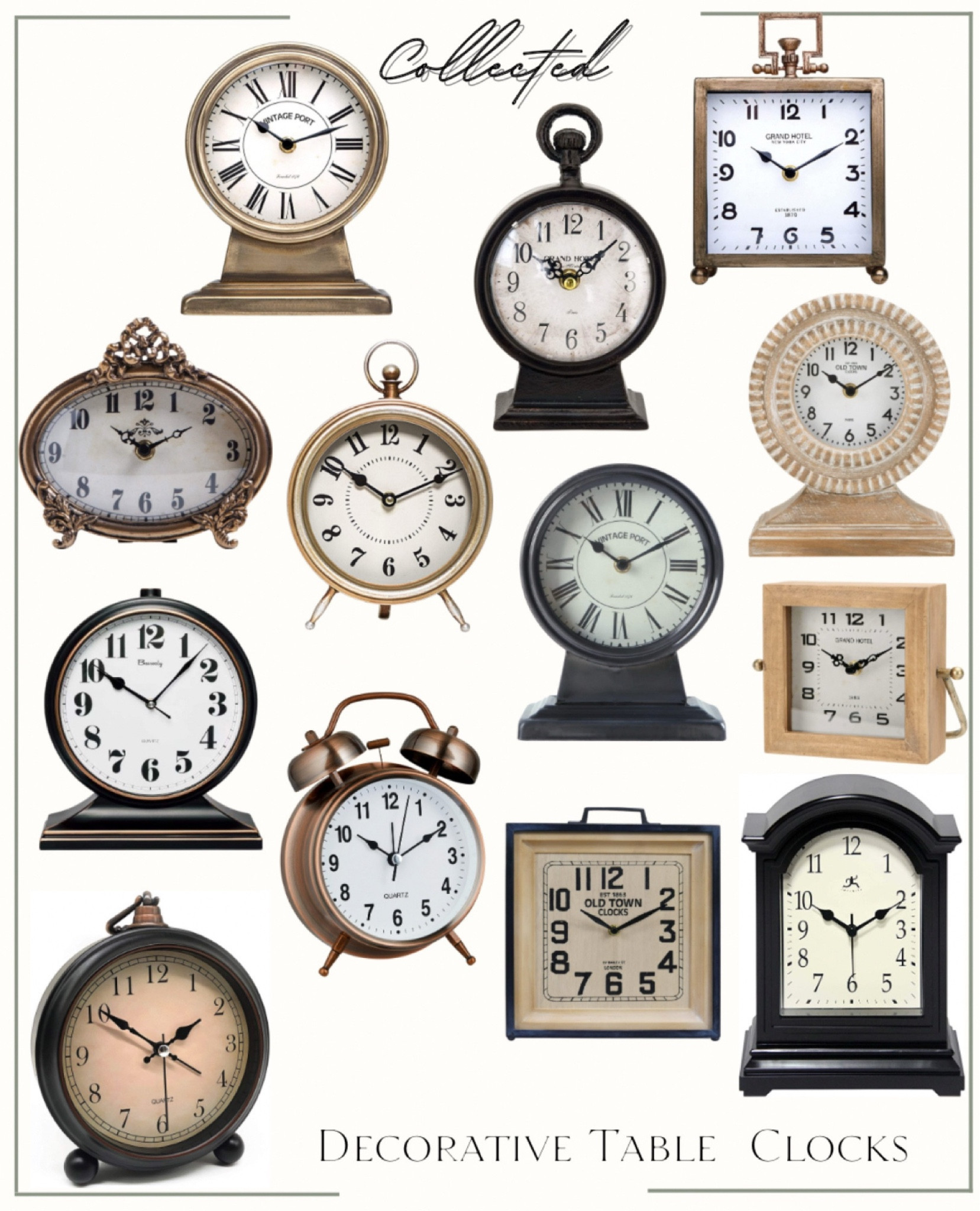 Clocks 

#LTKSaleAlert #LTKStyleTip #LTKFindsUnder100