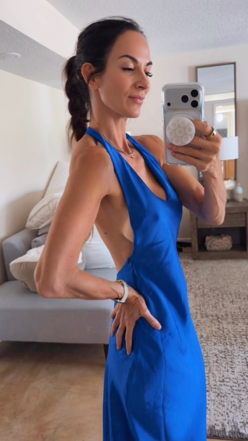This BLUE. 💙 And the back?! She understood the assignment.

Silky, slinky, ridiculously flattering… and somehow UNDER $100. 🙌🏼 Proof you absolutely do not have to spend designer money to get a designer-looking moment.

Vacation dinner, date night, cocktails… consider her packed. ✈️🍸

Comment BLUE and I’ll send you the link. 💙

#SummerStyle #Under100Style #VacationStyle #DateNightLook #AffordableFashion

#LTKootd #LTKdayinmylife #LTKgrwm