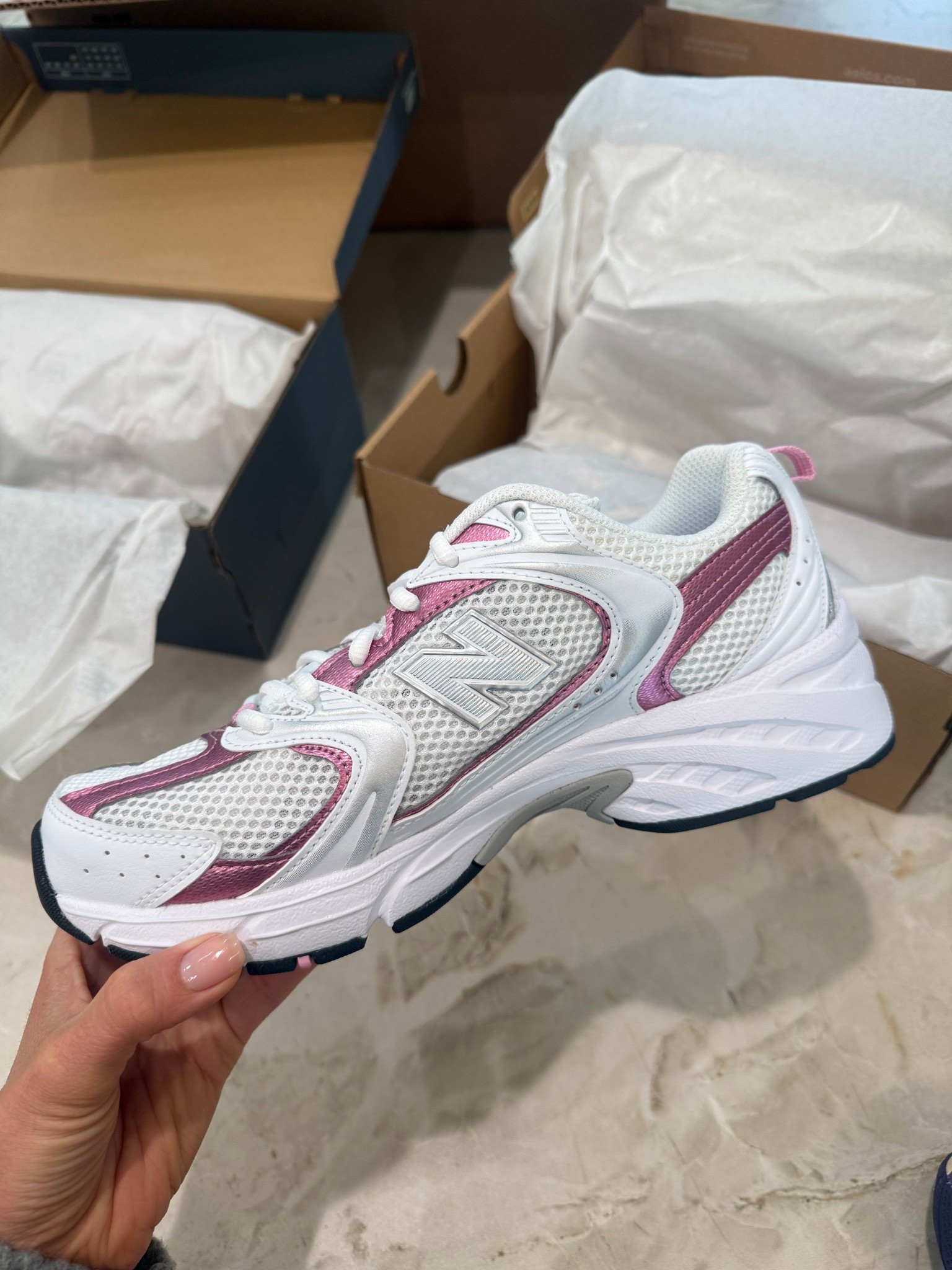 The perfect pink sneaker 