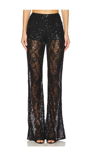 Lennon Pants in Noir | Revolve Clothing (Global)