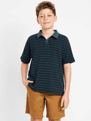 Printed Knitted Collared Shirt for Boys | Old Navy (US)