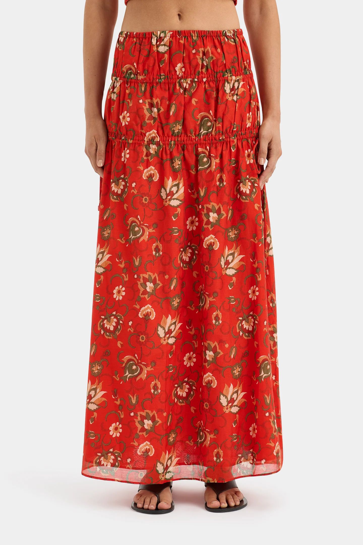 Reyes Gathered Maxi Skirt | Sir The Label (ANZ)