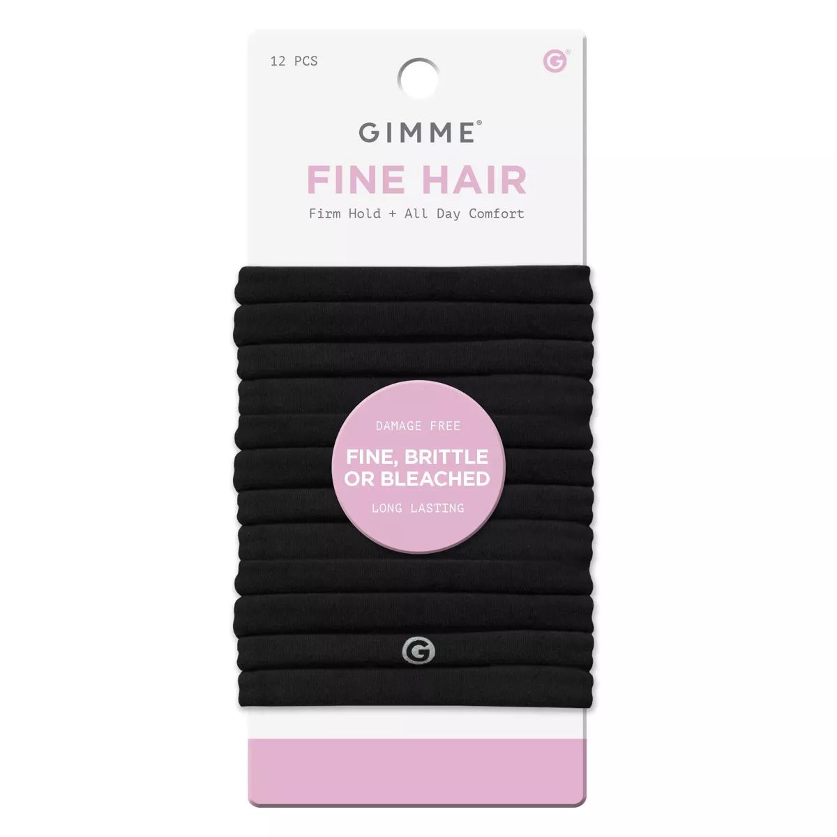 Gimme Beauty Fine Hair Tie Bands - 12ct | Target