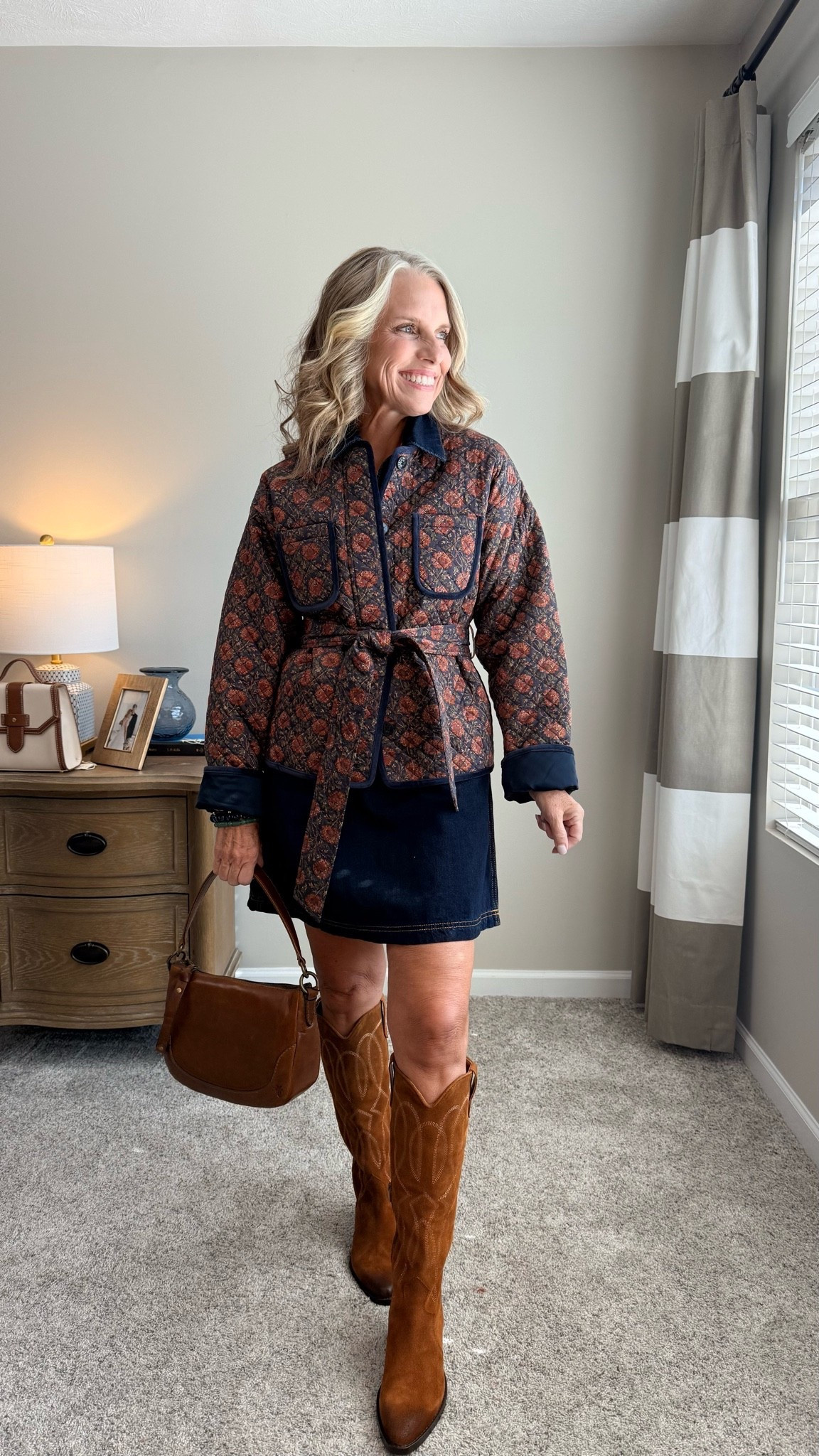 This jacket…oh the cuteness. I’ll be wearing it layered with everything this fall and winter. Super cute over a denim dress like I have here. Wearing XS dress and jacket.

#LTKgrwm #LTKOver40 #LTKWorkwear