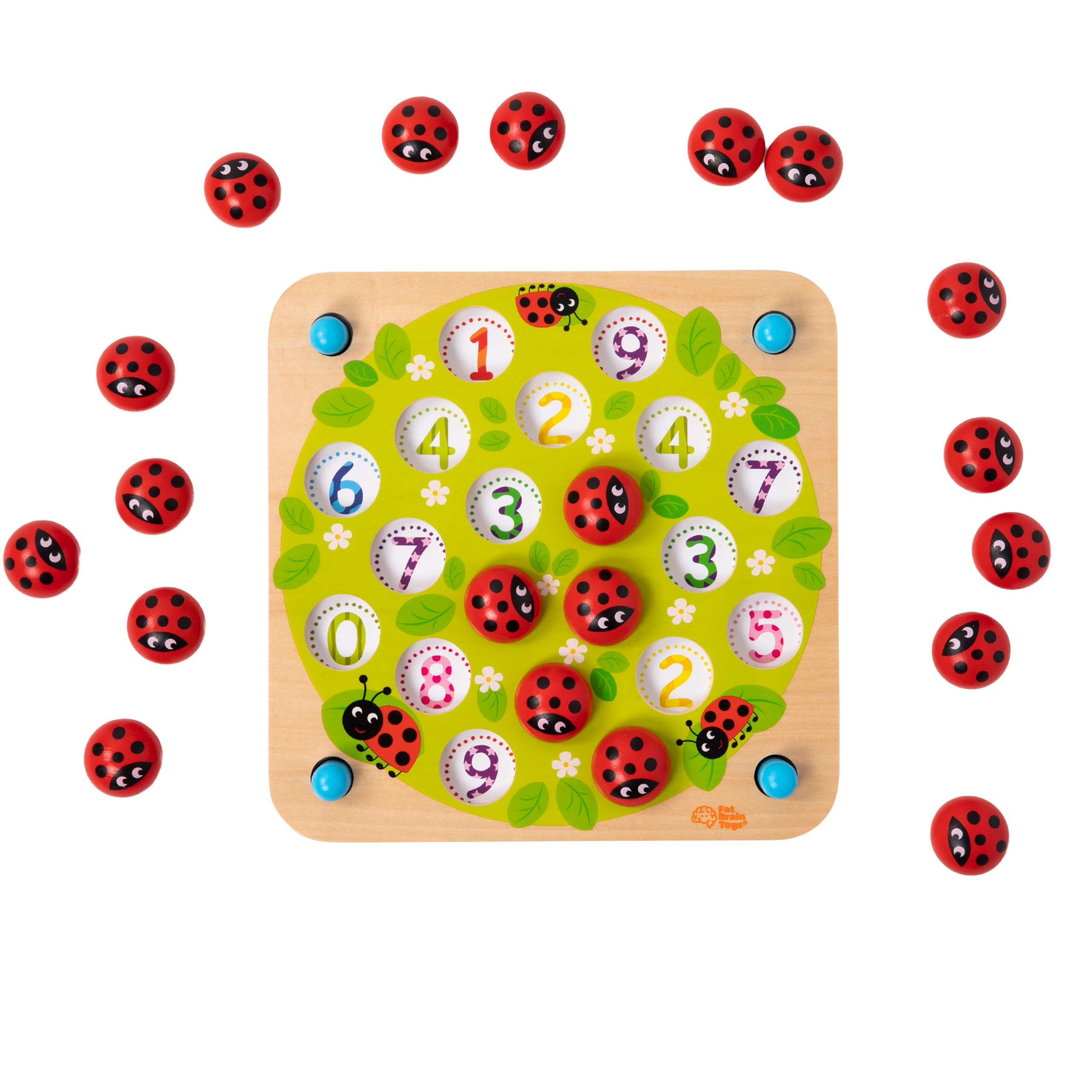 Fat Brain Toys Ladybug's Garden - Juego de memoria para niños pequeños, juegos de memoria de ma... | Amazon (US)