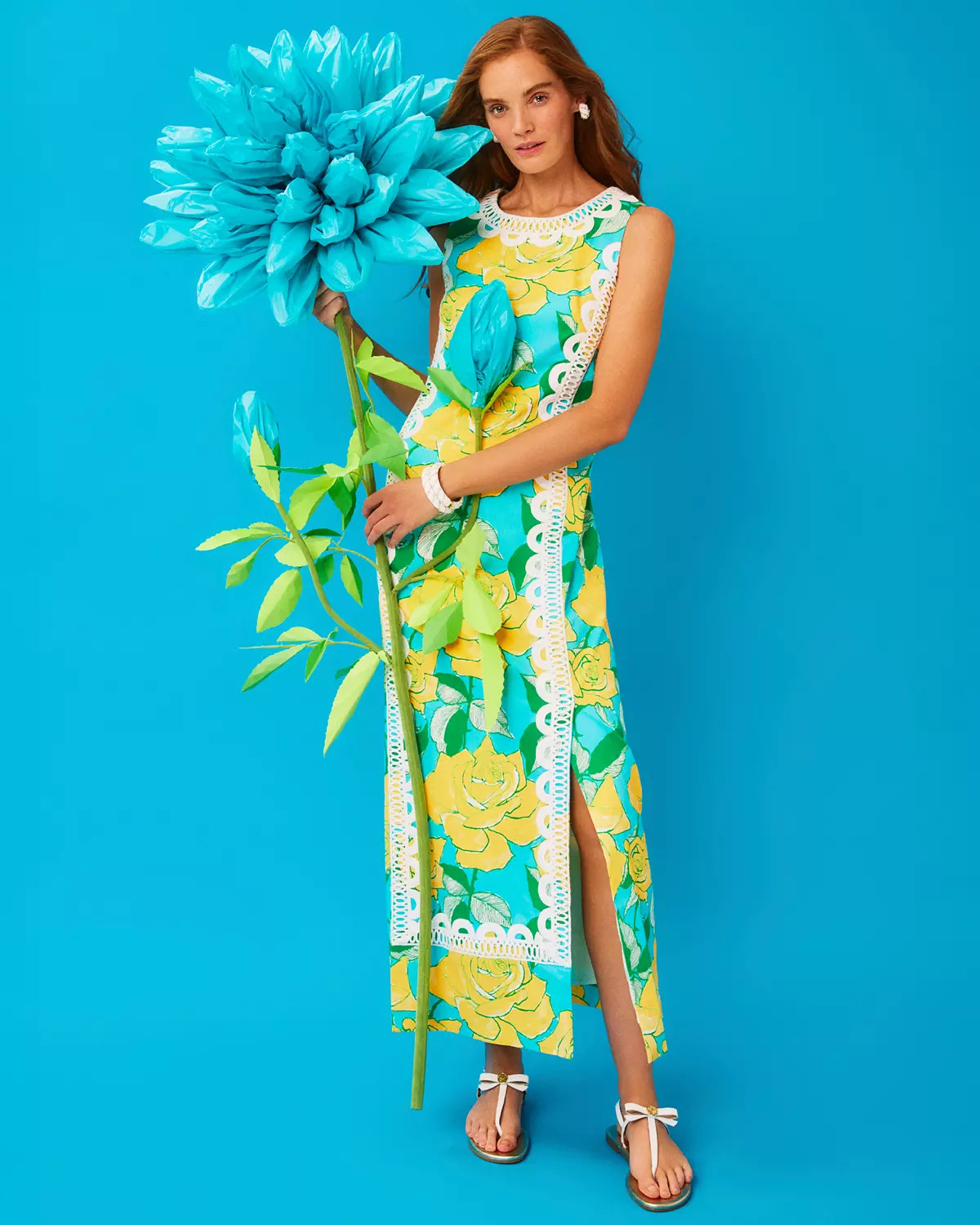 Lotta Stretch Maxi Shift Dress | Lilly Pulitzer