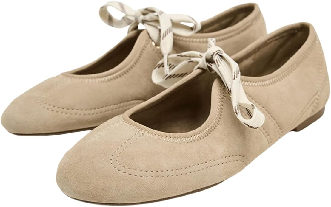 Bow Ballet Flats for Women Mary Jane | Amazon (US)