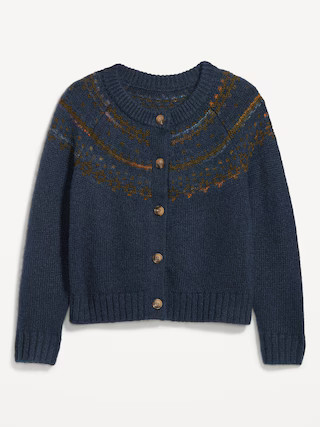 Fair Isle Cardigan Sweater for Women | Old Navy (US)