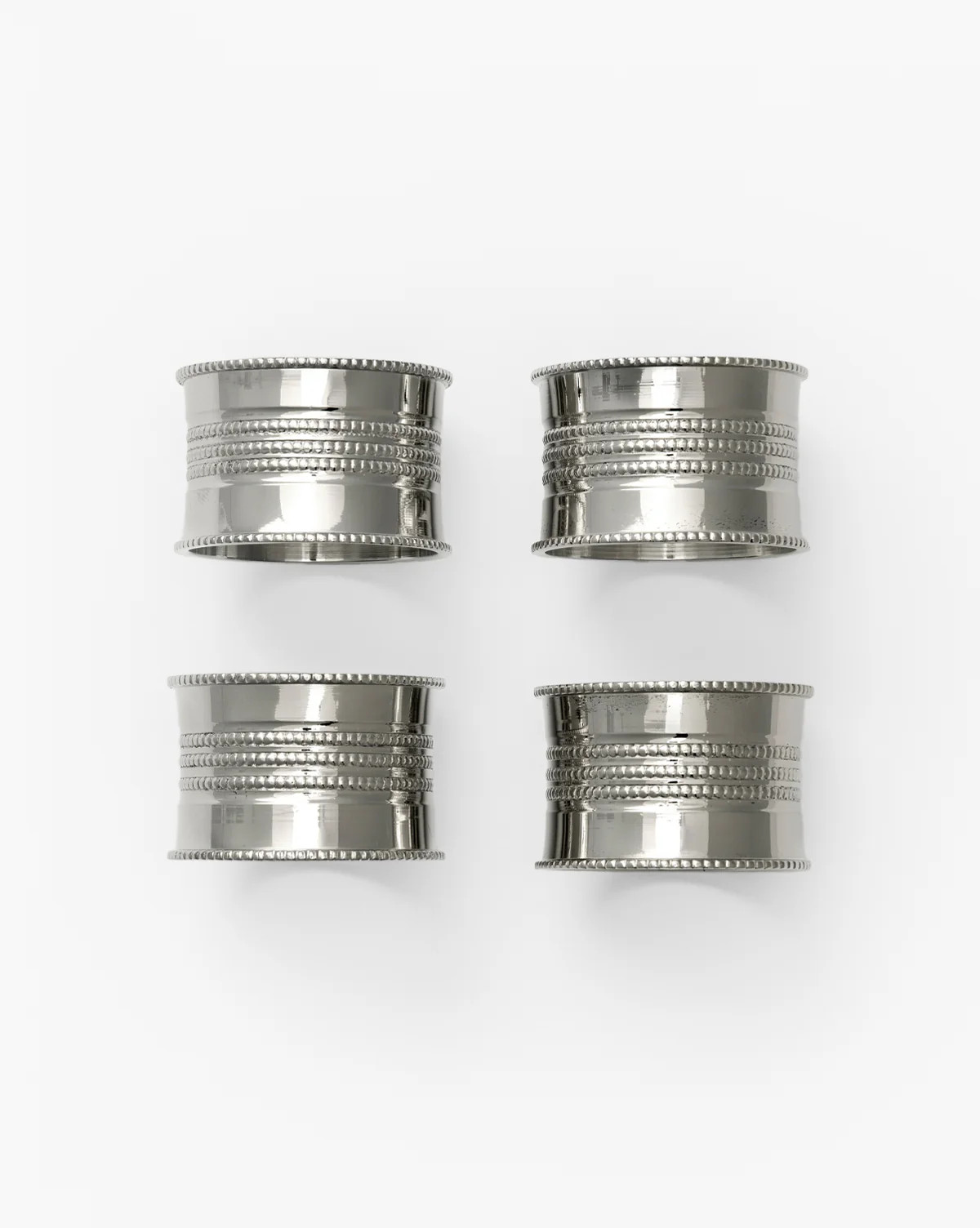 Dotted Brass Napkin Rings (Set of 4) | McGee & Co. (US)