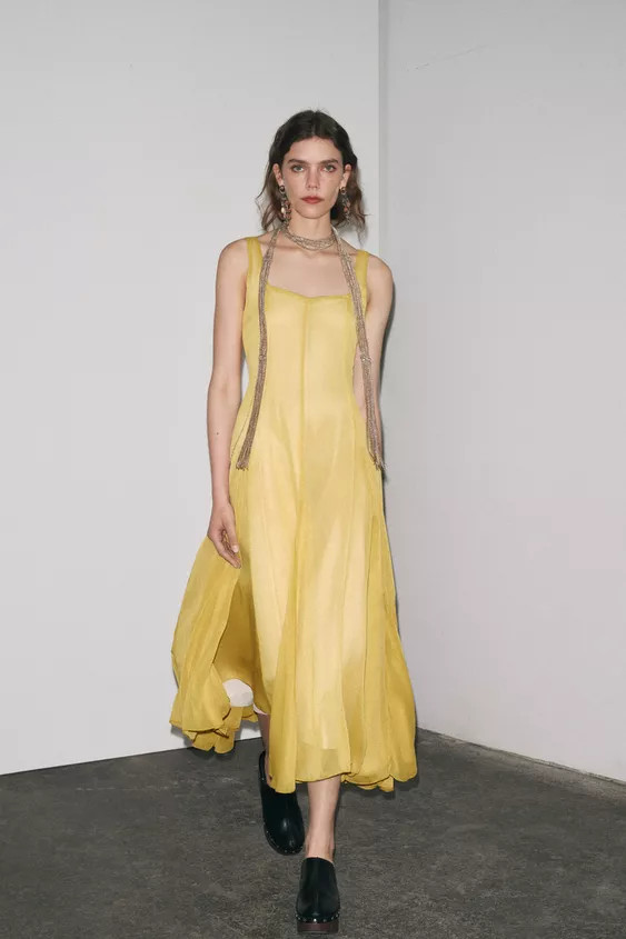 MIDI DRESS ZW COLLECTION | Zara US