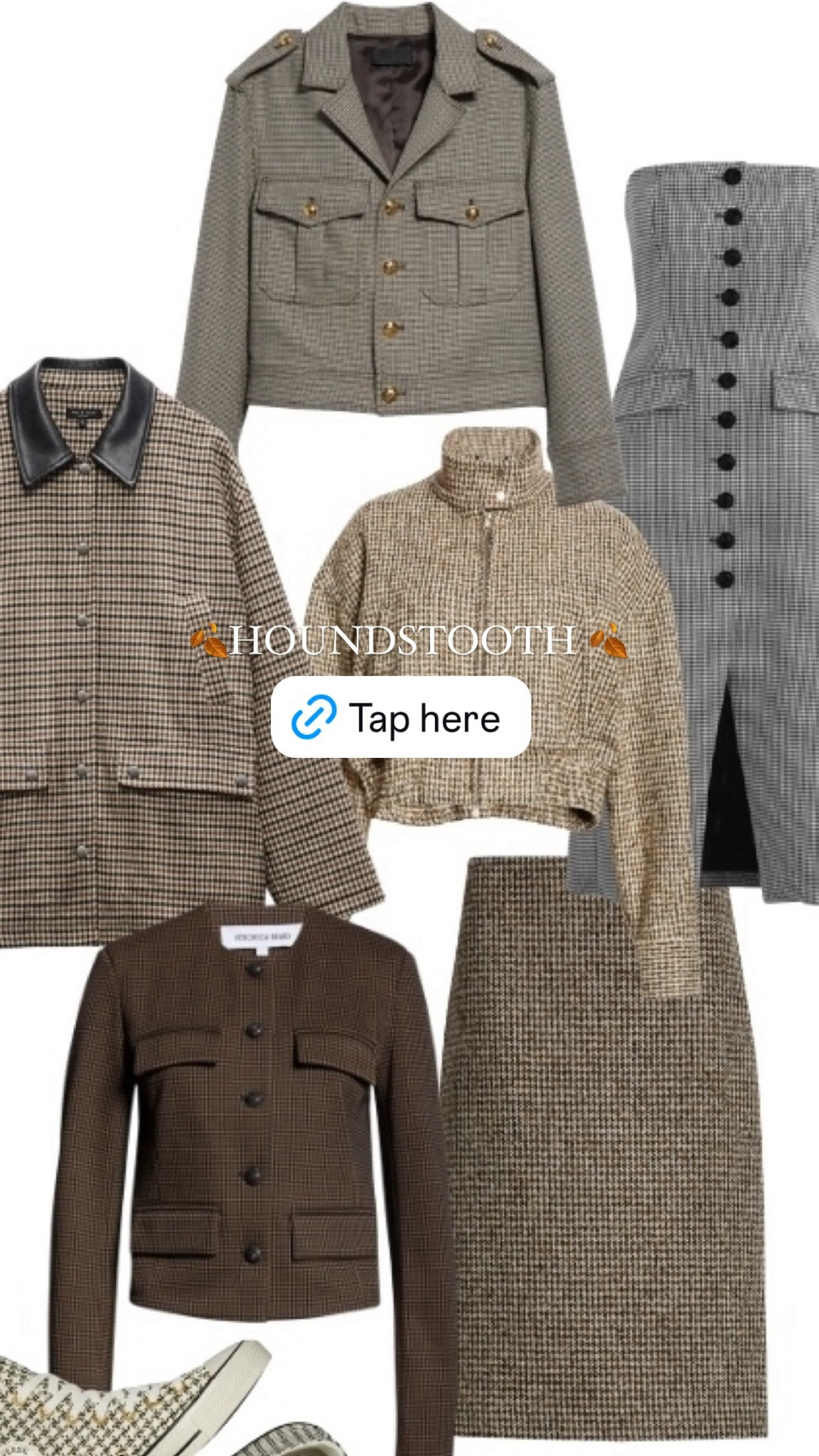 Houndstooth pieces for Fall! Shop these great outerwear staples, dresses, skirts, and sneakers here. 

#classicstyle
#falloutfit
#falljacket
#fallshoes
#fallstyle

#LTKStyleTip #LTKWorkwear #LTKSeasonal