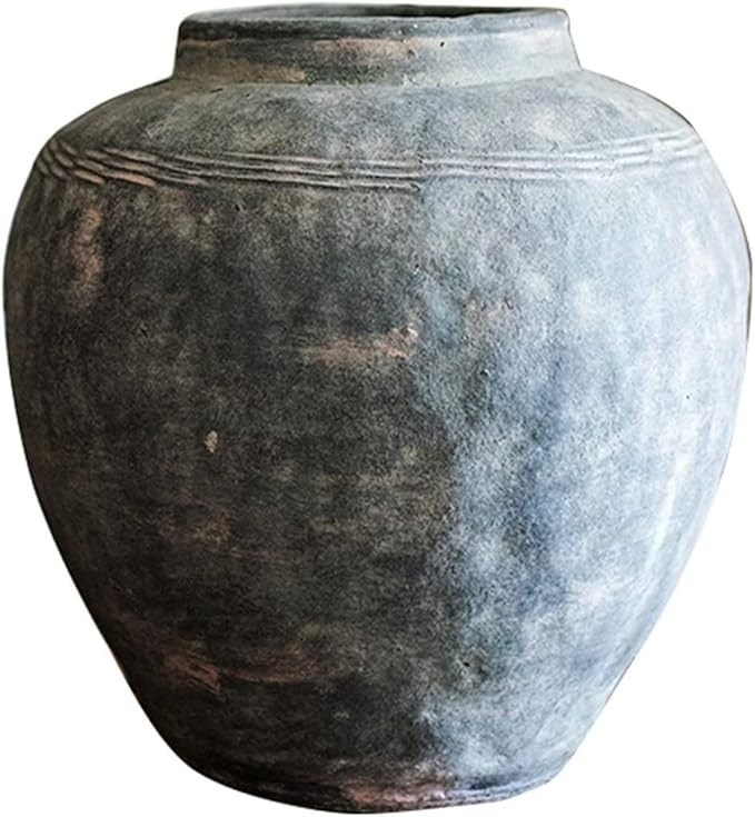 MAHONGQING Vase Sculpture Vase Household Retro Vase Small Ceramic Vase Multifunctional Indoor Liv... | Amazon (US)